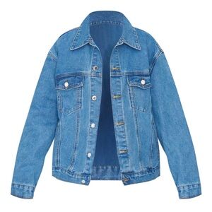 PrettyLittleThing Blue Jean Jacket